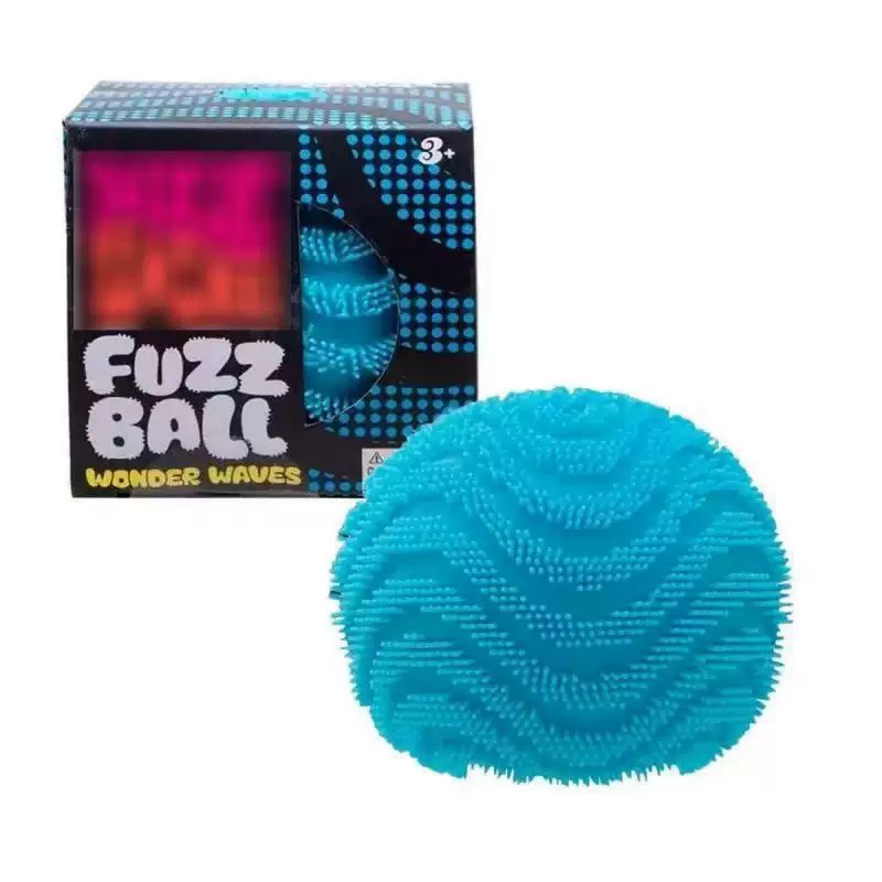 Textured Fuzz Ball Slow Rise Squish, Flour Stress Squeeze Fidget Toy
