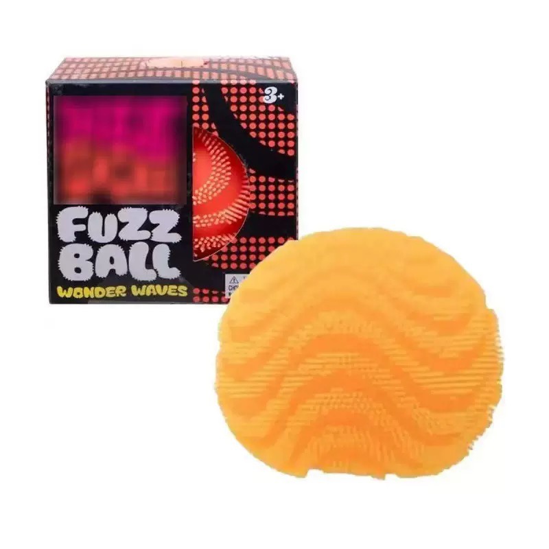 Textured Fuzz Ball Slow Rise Squish, Flour Stress Squeeze Fidget Toy
