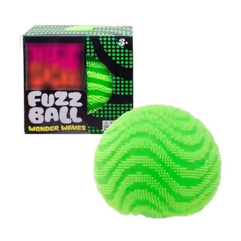 Textured Fuzz Ball Slow Rise Squish, Flour Stress Squeeze Fidget Toy
