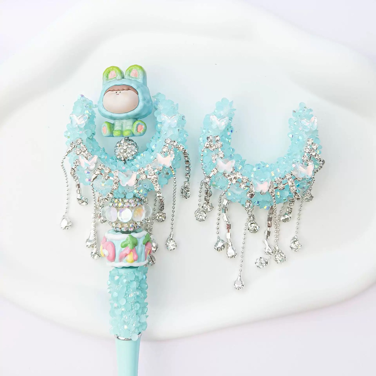 5pcs Fairy U‑Shaped Middle Base for DIY Bead Pen