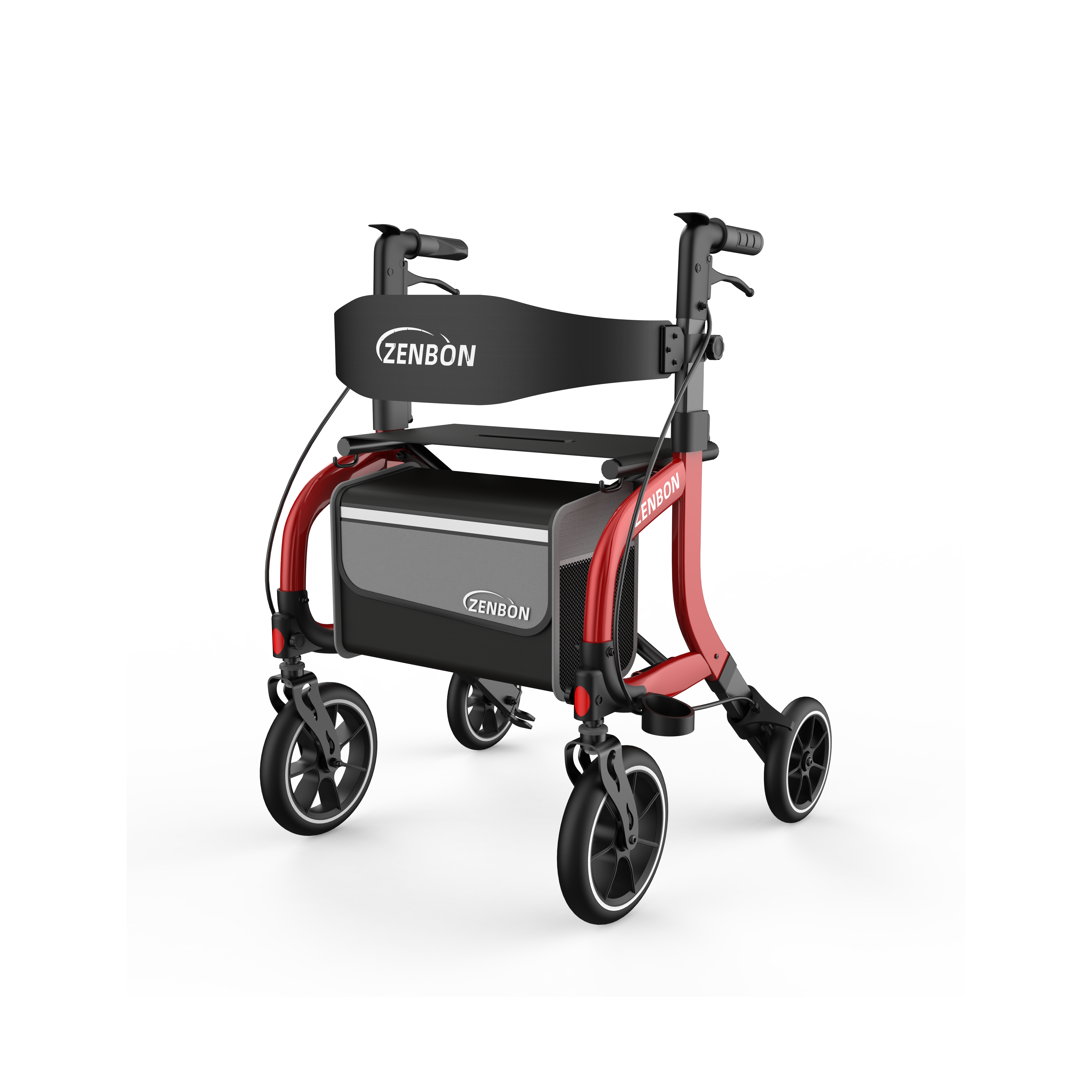 🔥 Hot Sale - ZENBON Stride Pro Premium Rollator Walker with Seat 🚶🪑