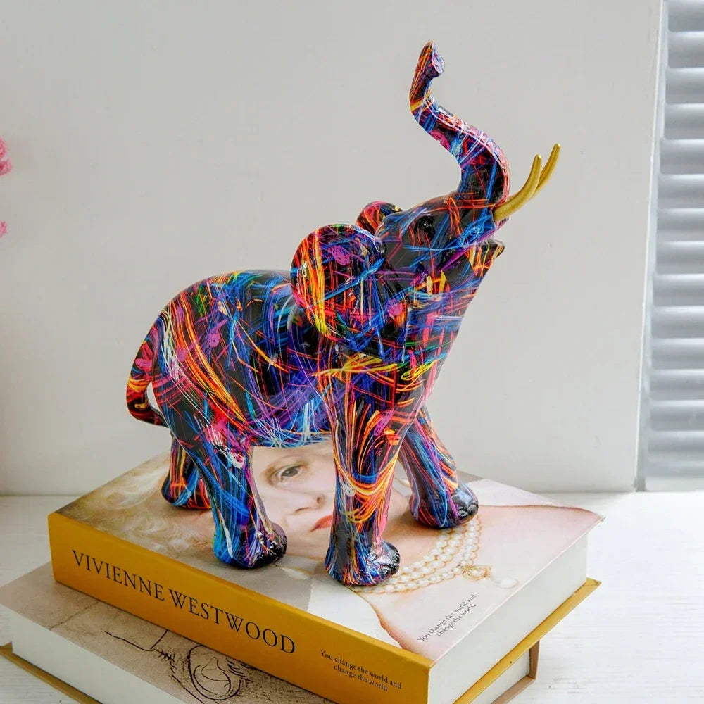 Desirabletype™ - Graffiti Art Elephant Sculpture