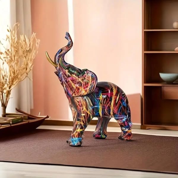 Desirabletype™ - Graffiti Art Elephant Sculpture