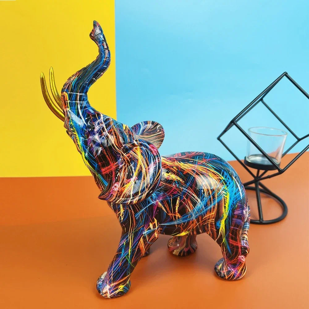 Desirabletype™ - Graffiti Art Elephant Sculpture