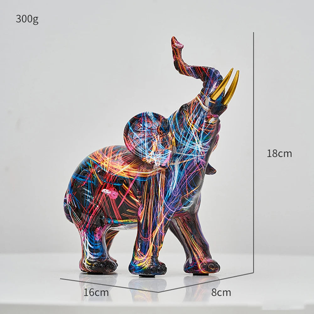 Desirabletype™ - Graffiti Art Elephant Sculpture