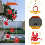 Solar Cardinal Wind Chime Light