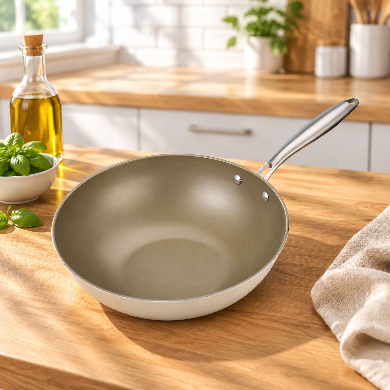 Odporność na zużycie Titan Non-stick pot