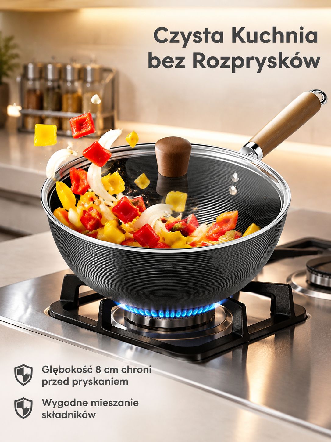 Domowe jednoosobowe specjalne patelni antylepkie