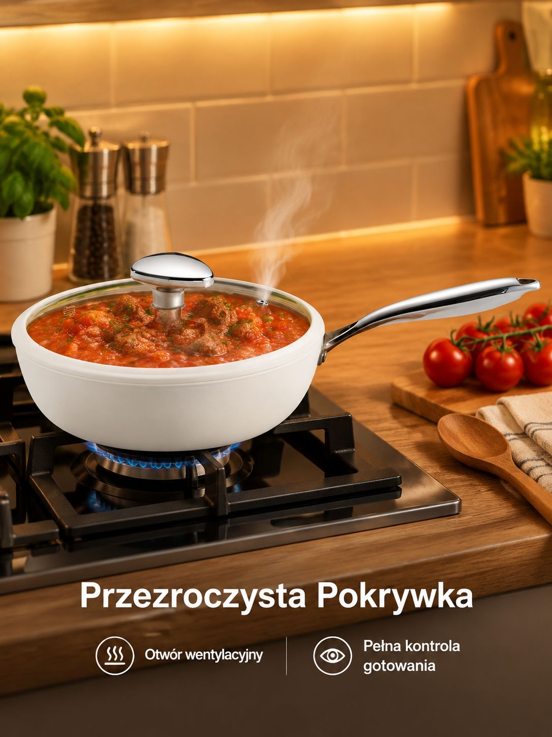 Ceramiczna patelnia nieprzywierająca