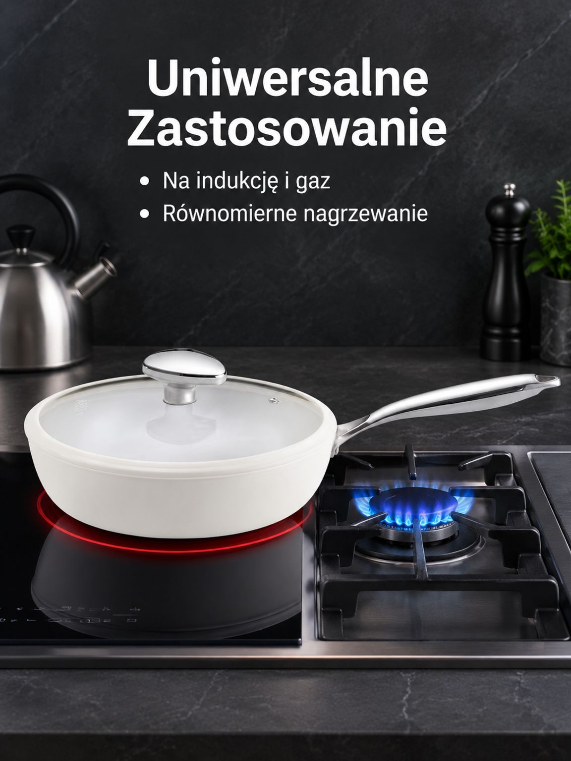Ceramiczna patelnia nieprzywierająca