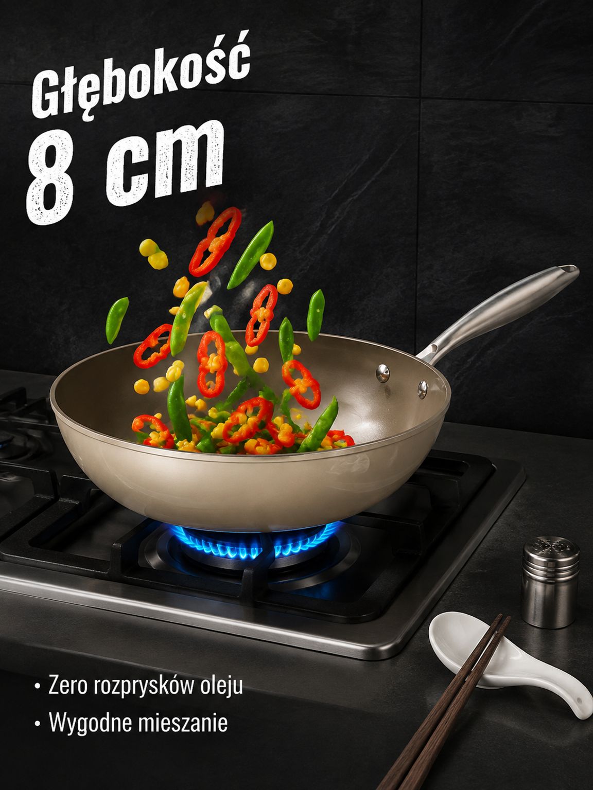 Odporność na zużycie Titan Non-stick pot