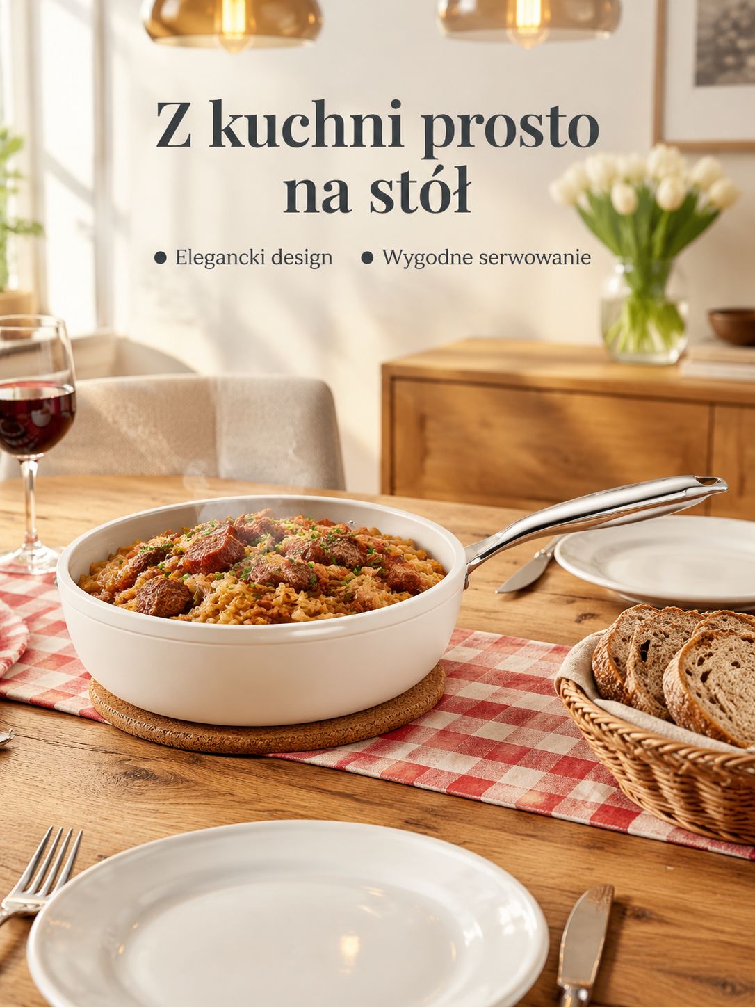 Ceramiczna patelnia nieprzywierająca