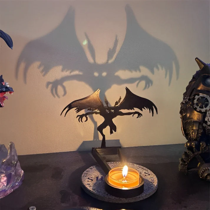 Funny Shadow Stand - Halloween Metal Candle Holder