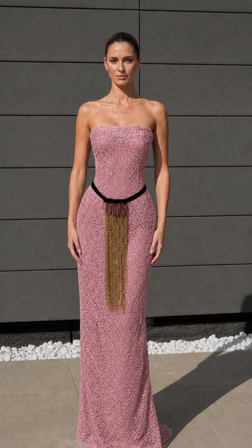 Front view in pink color variant