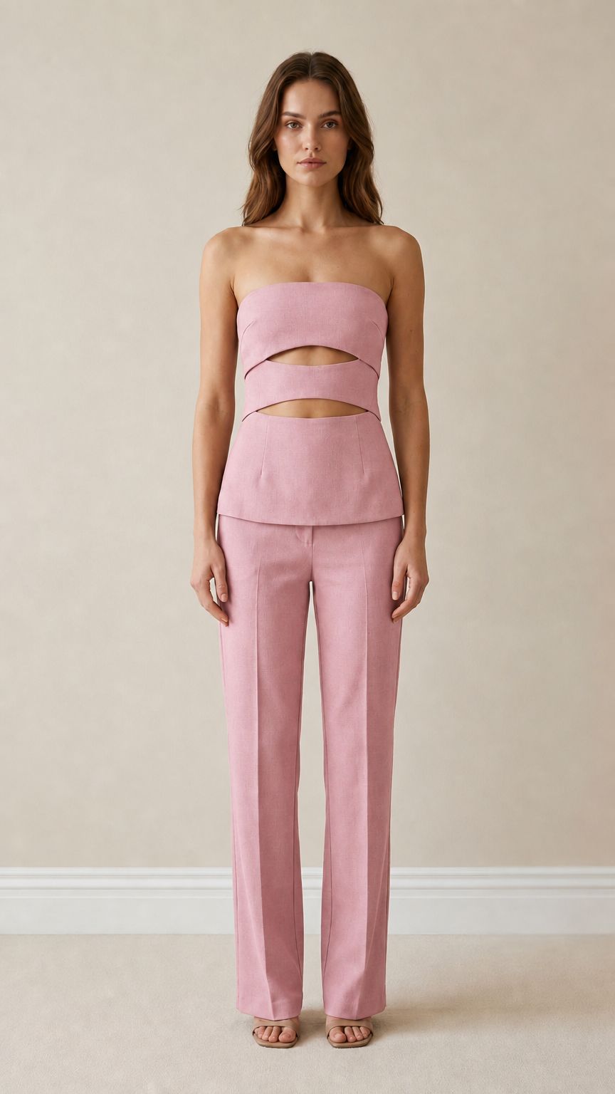 Front view of pink color variant
