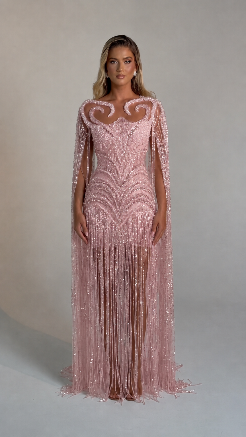 Front view of the pink color variant