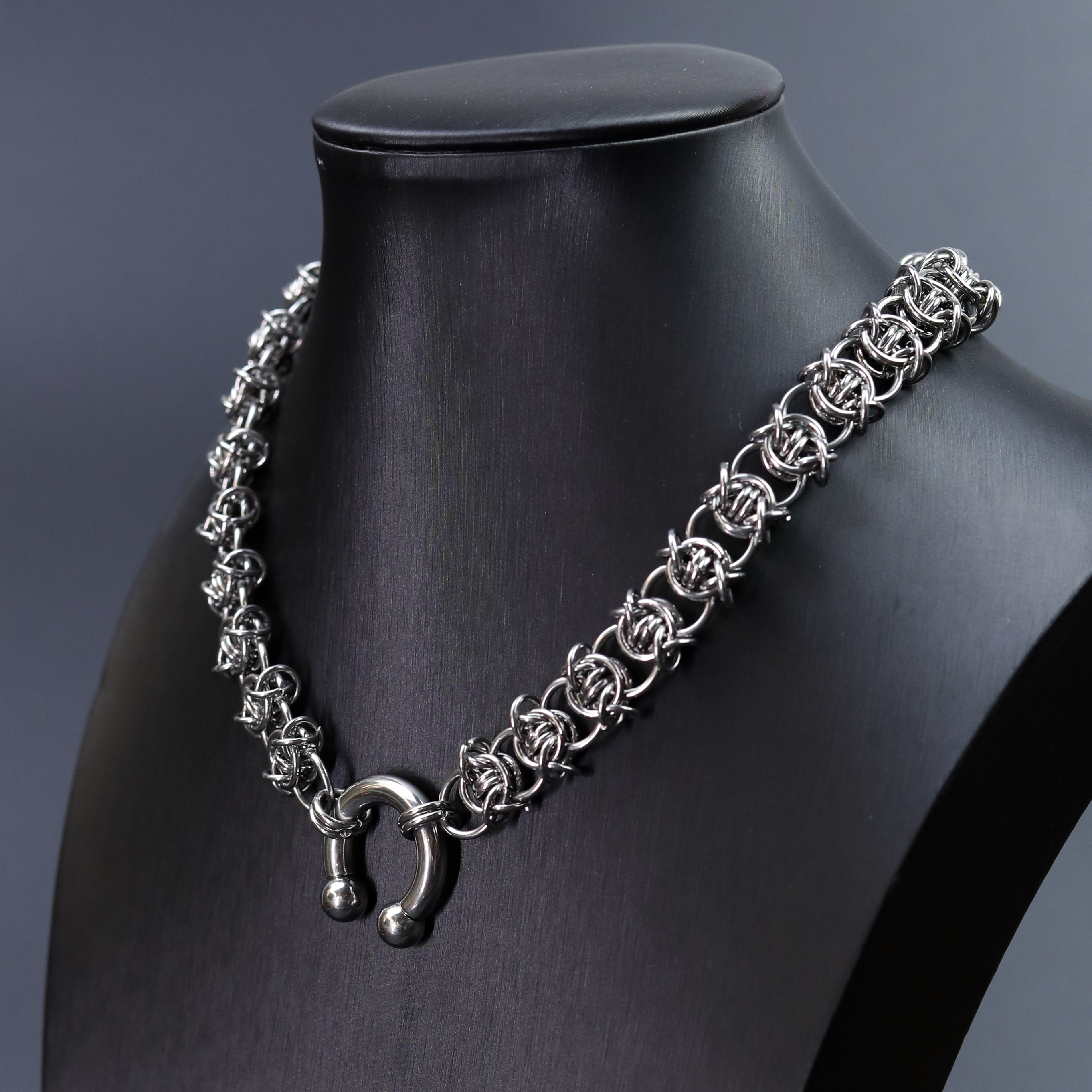 Nose Ring Twisted Chain Necklace NK-01