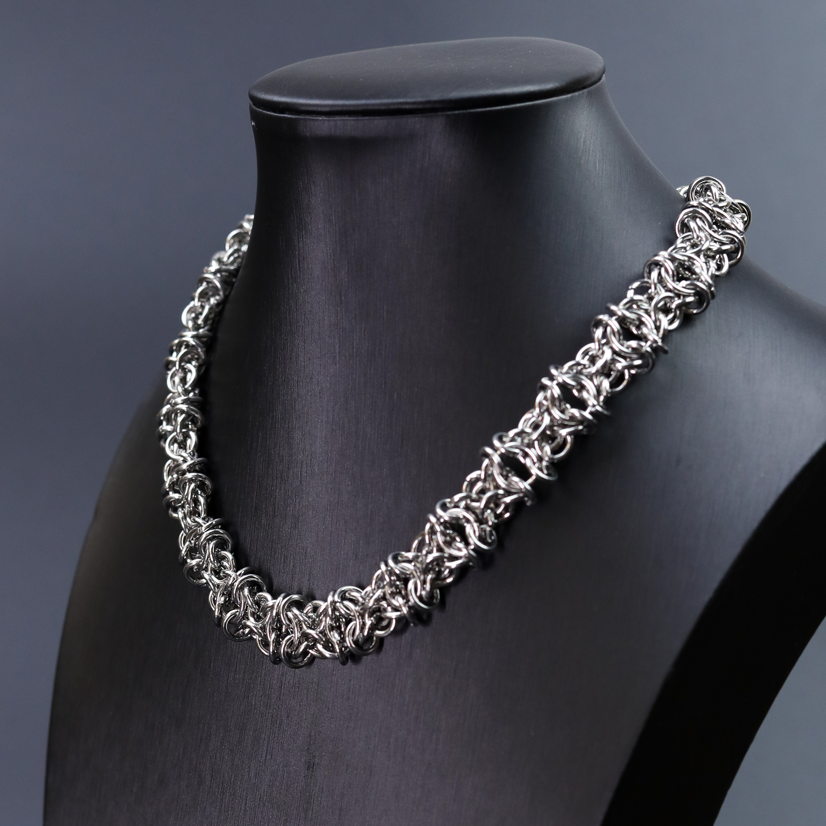 Ornamental Woven Chain Necklace NK-13