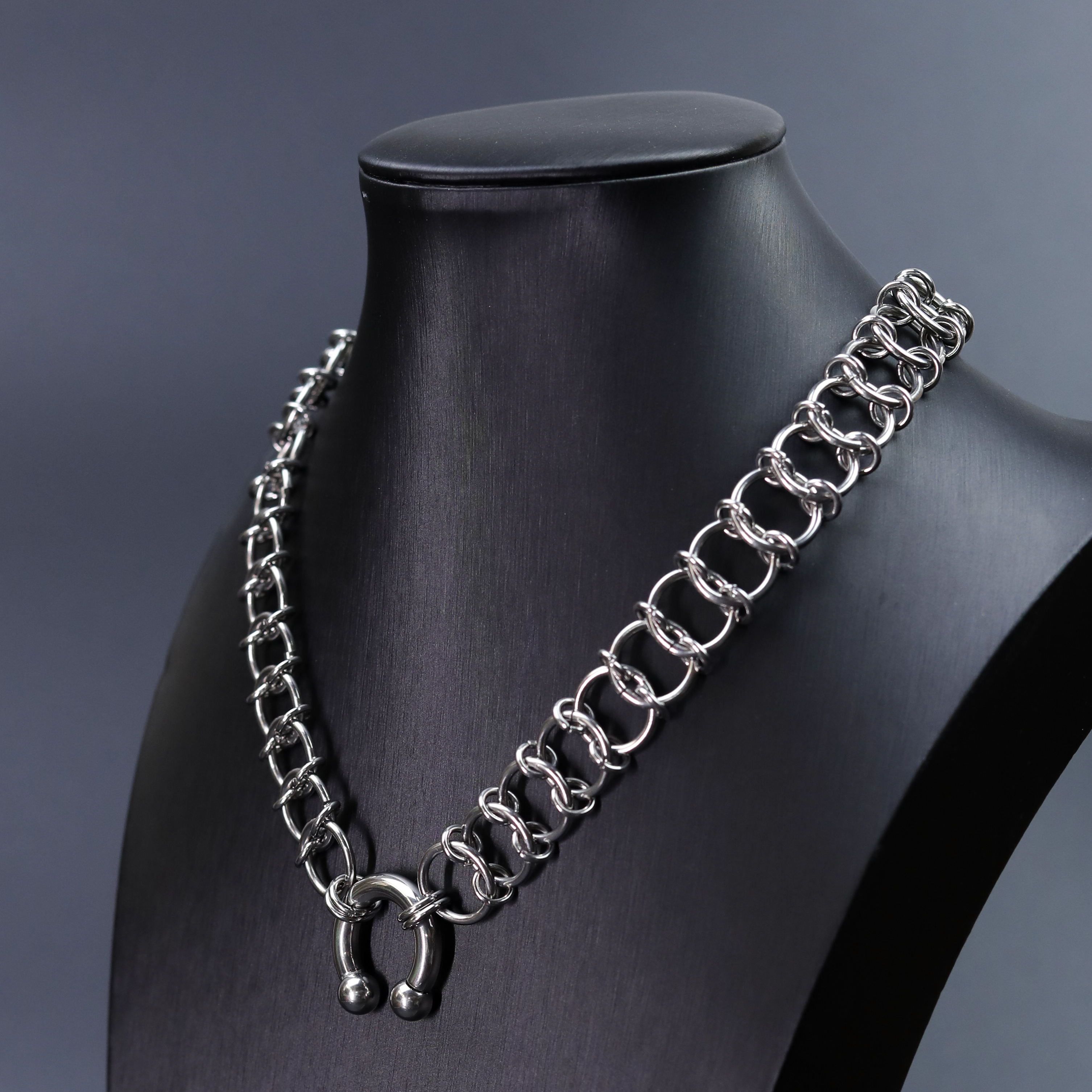 Openwork Loose-Woven Nose Ring Necklace NK-16
