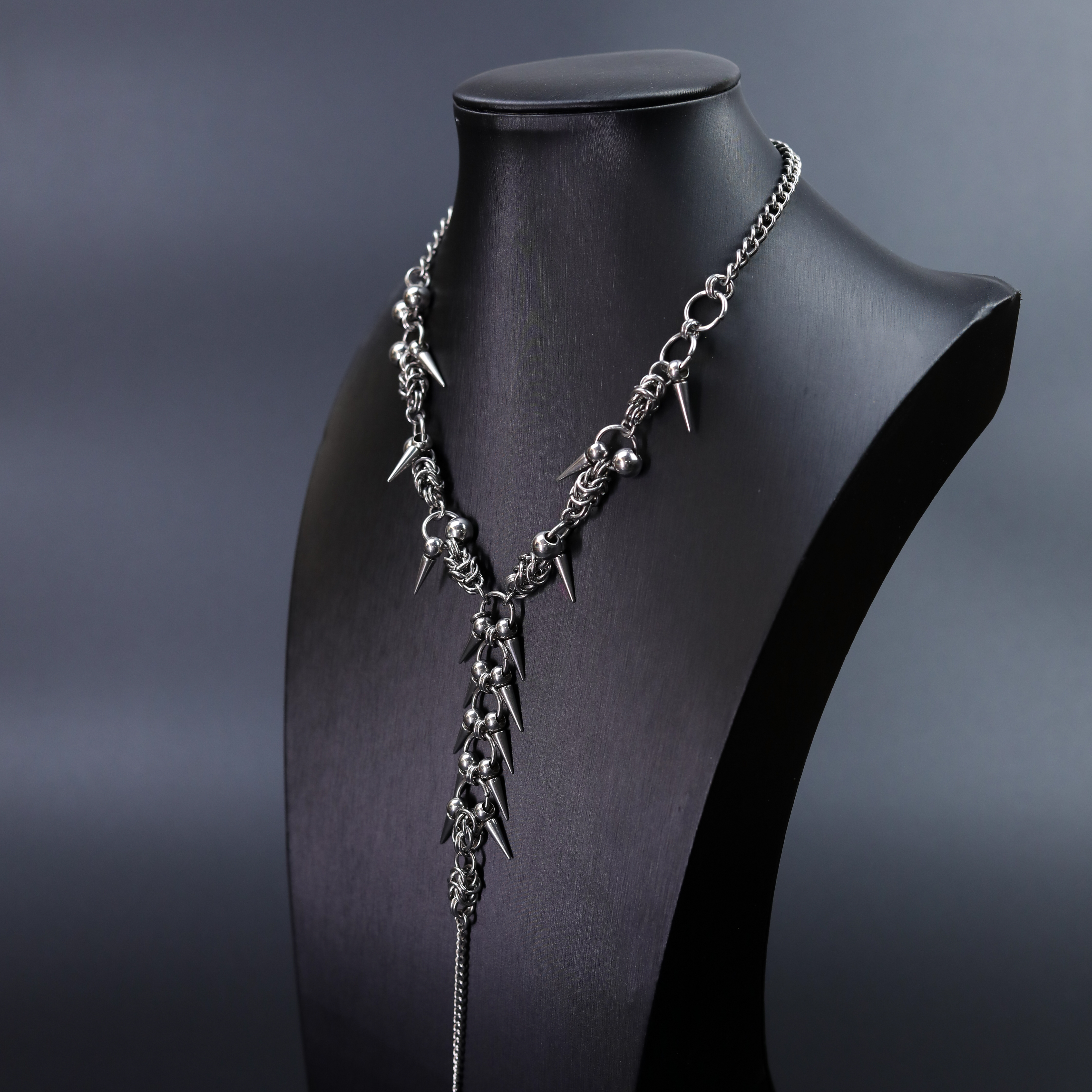 Draped Thorn Pendant Necklace NK-20