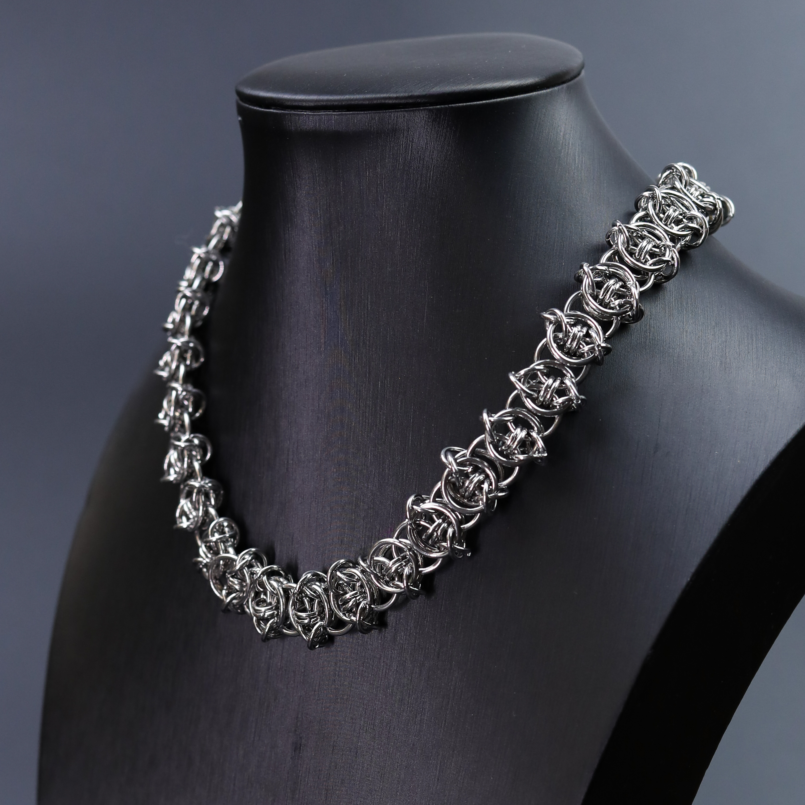 Chainmail Woven Necklace NK-07