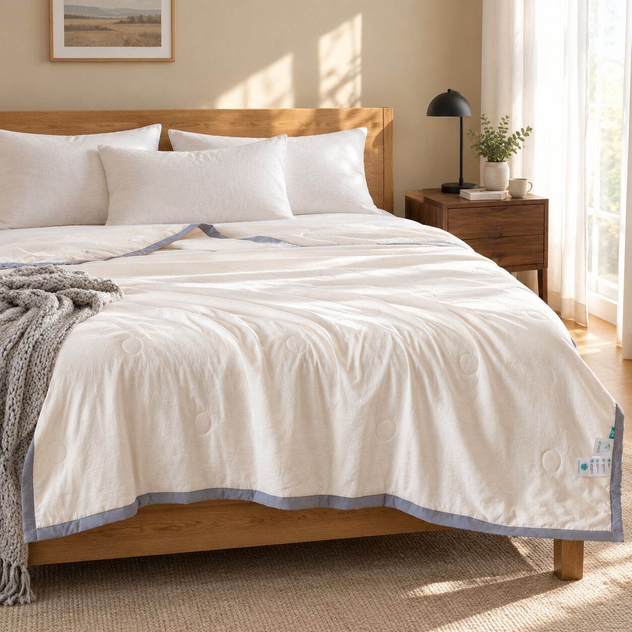 High-end summer quilt for mothers and babies