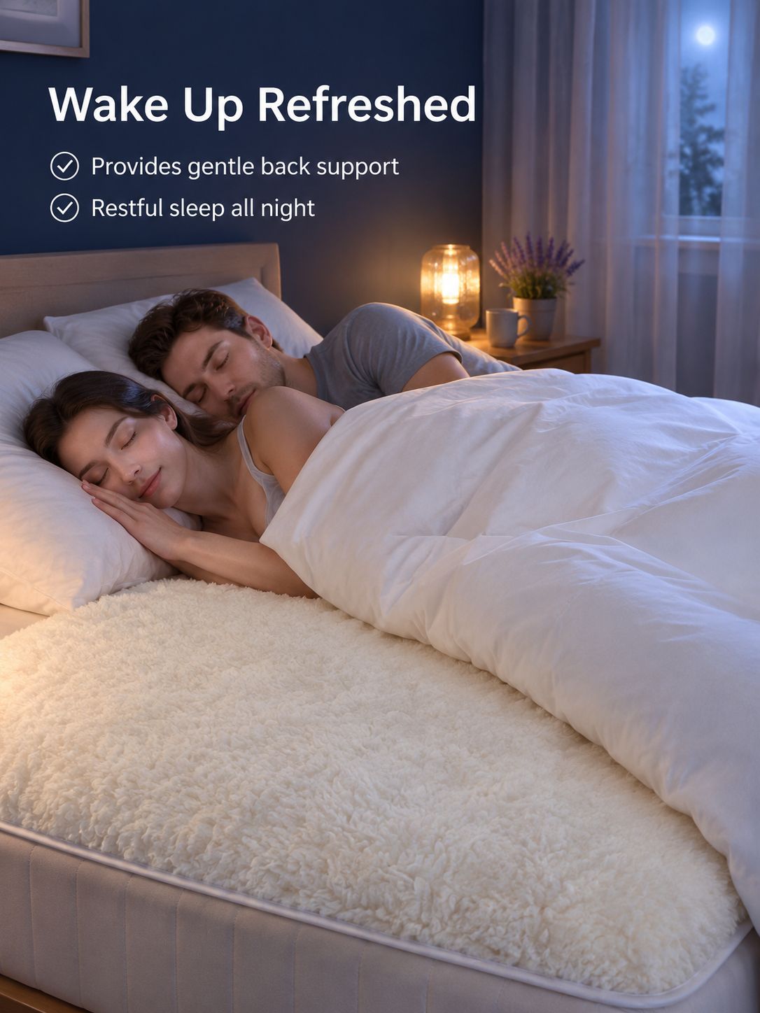 [100% Pure Australian Wool] AB Double-sided Thickened Fleece Mattress