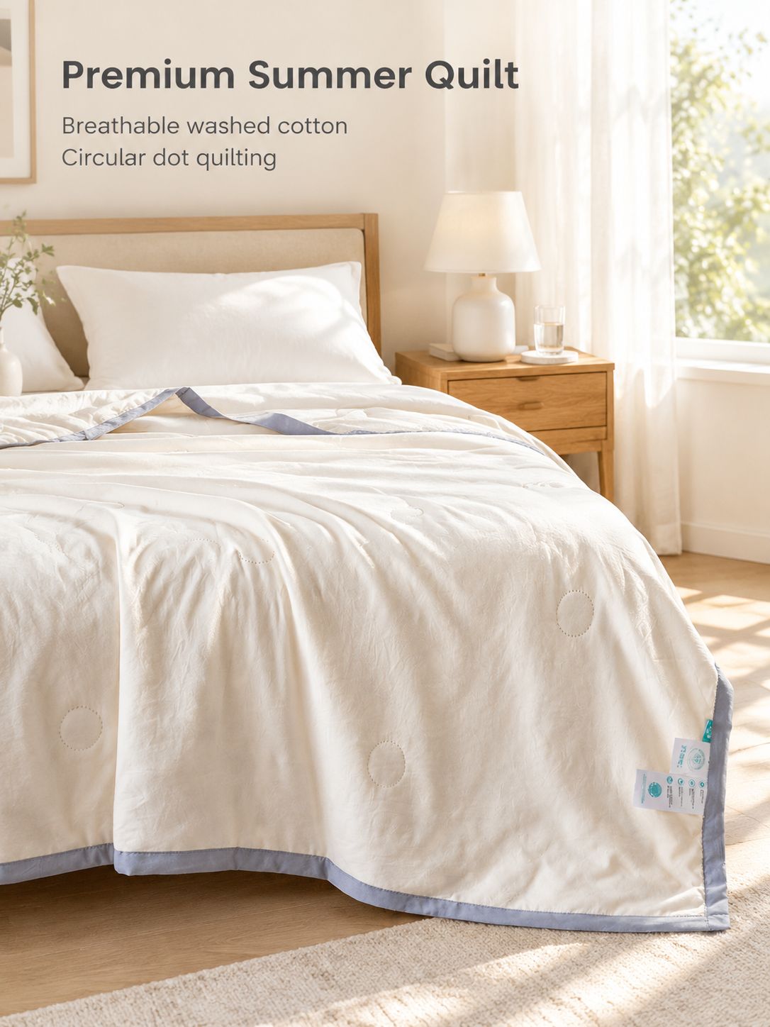 High-end summer quilt for mothers and babies
