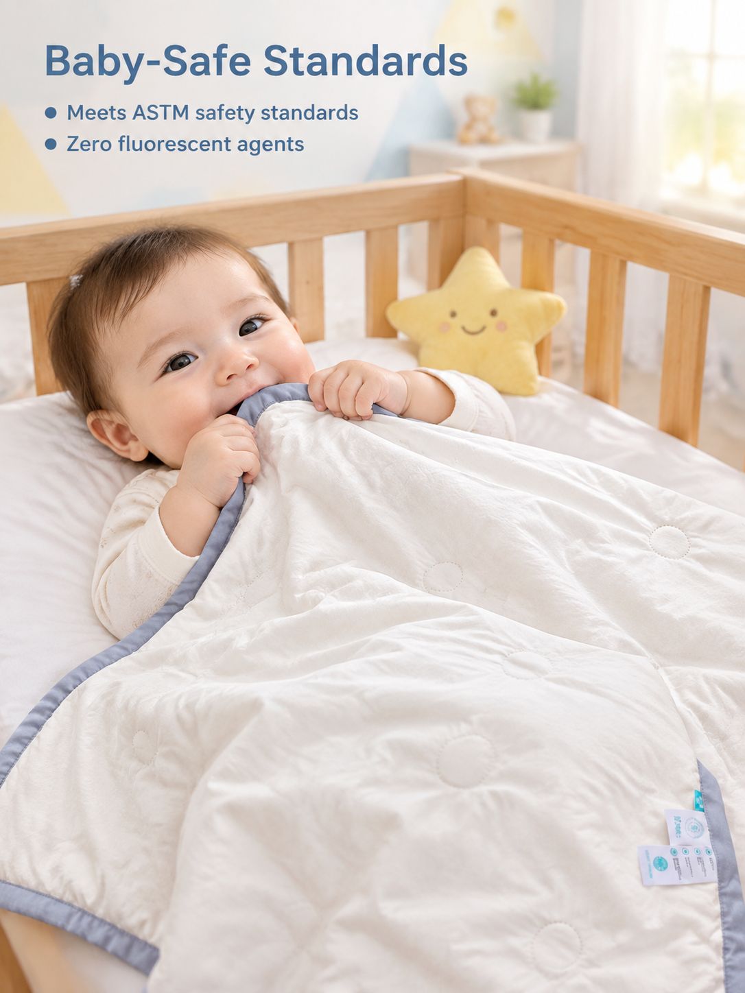 High-end summer quilt for mothers and babies