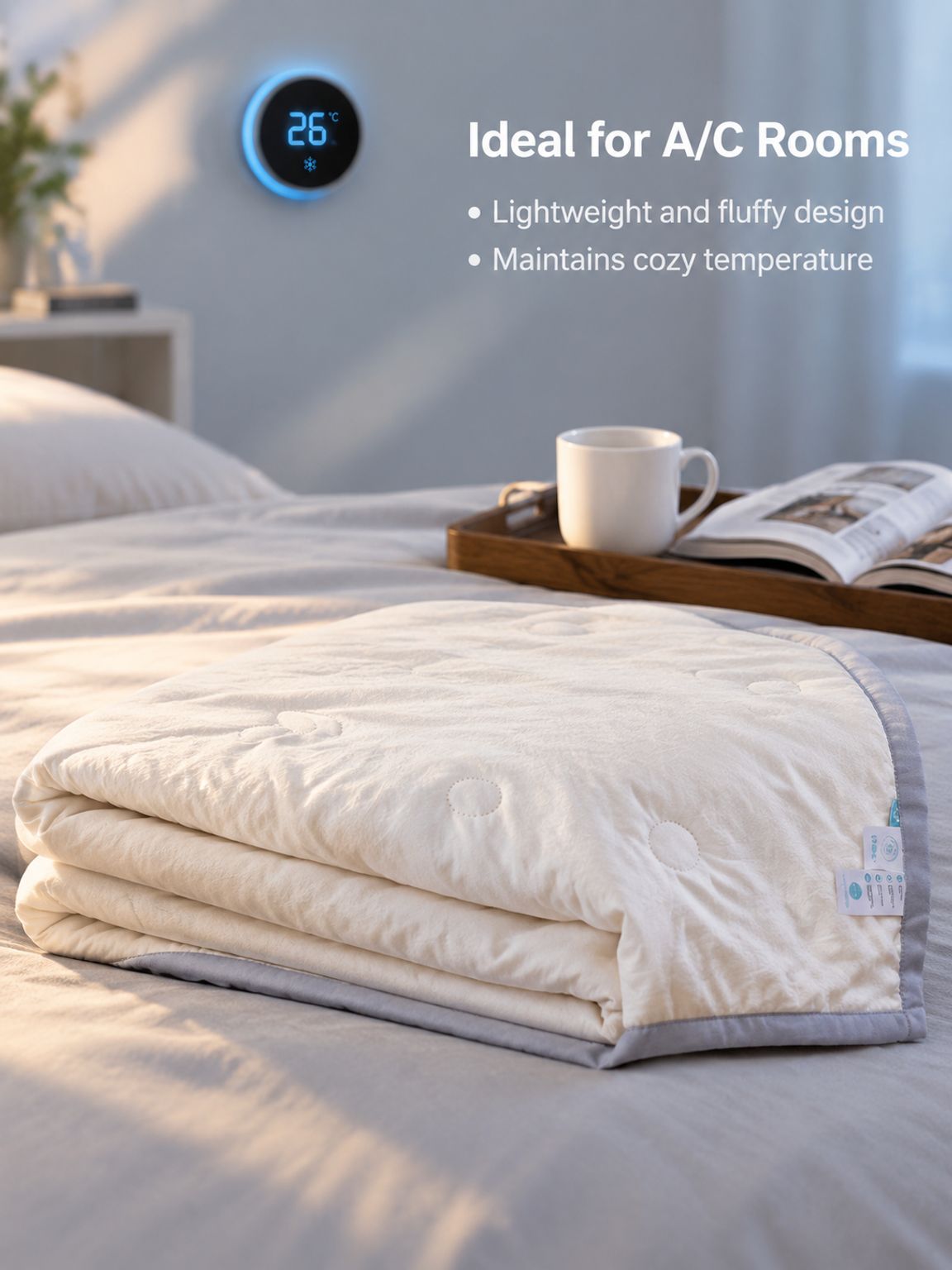 High-end summer quilt for mothers and babies