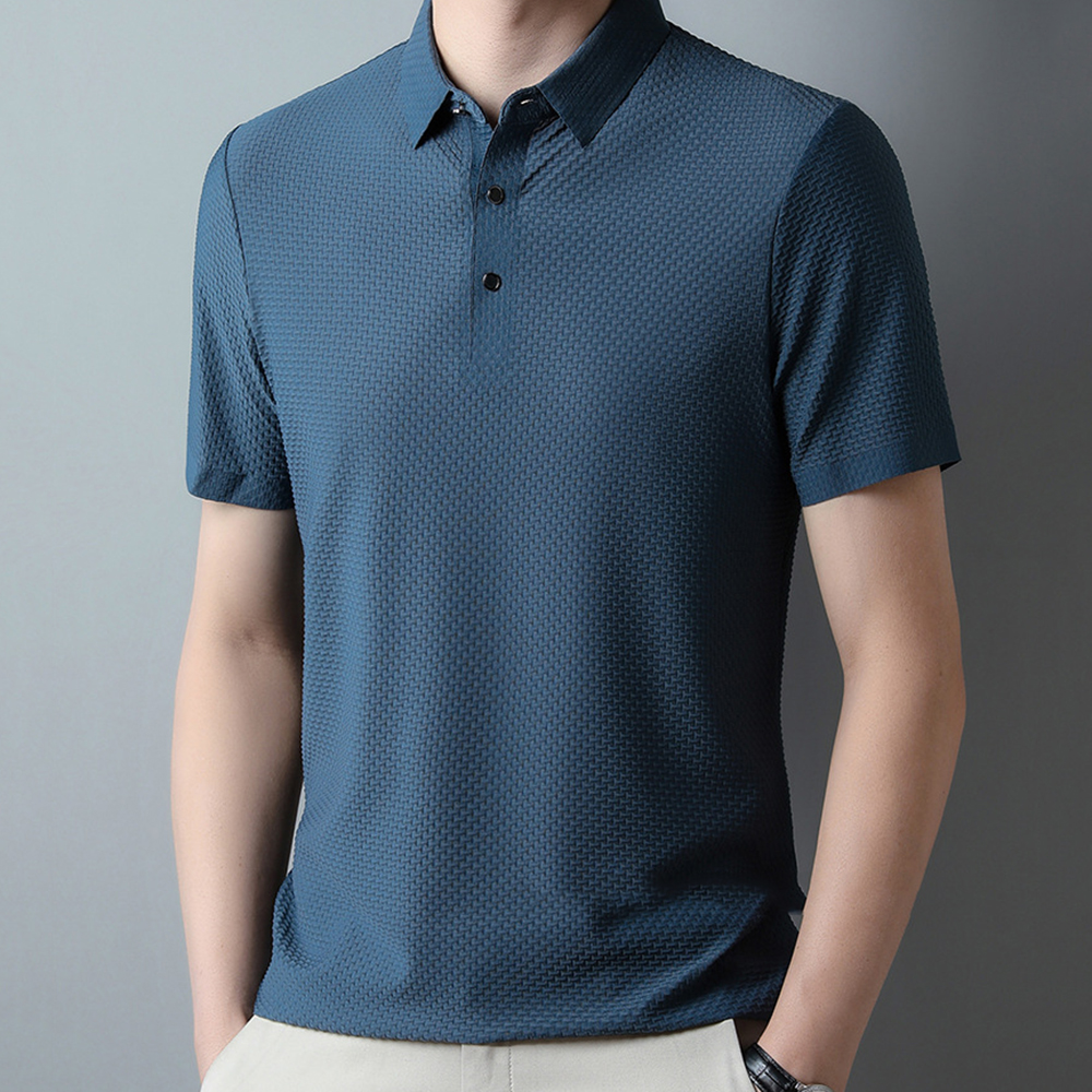 New men's POLO shirt short-sleeved T-shirt