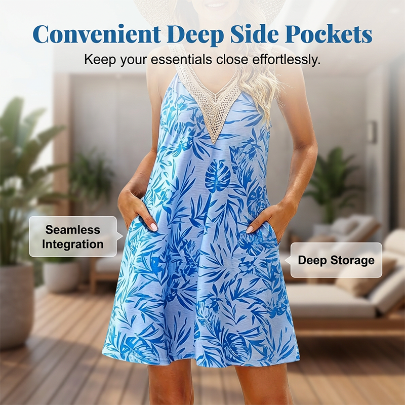 💥 Limited-Time Offer! Summer Dress with Pockets 👗 Comfort & Style