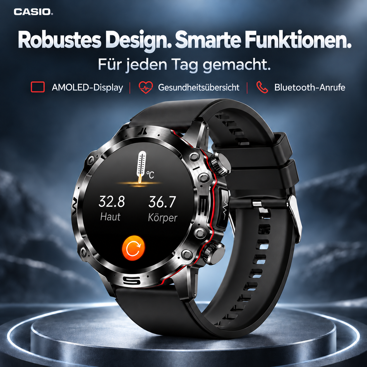 💫 Chytré hodinky CASIO AI z roku 2026 – Doma, v práci nebo na cestách, vždy po vašem boku ⏱️