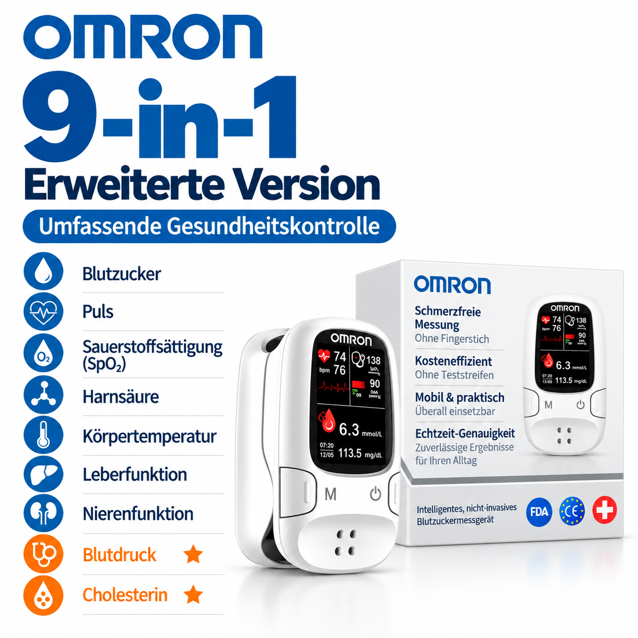 🔥 Black Friday bei Omron™: Moderne Gesundheitskontrolle für den Alltag 🇺🇸