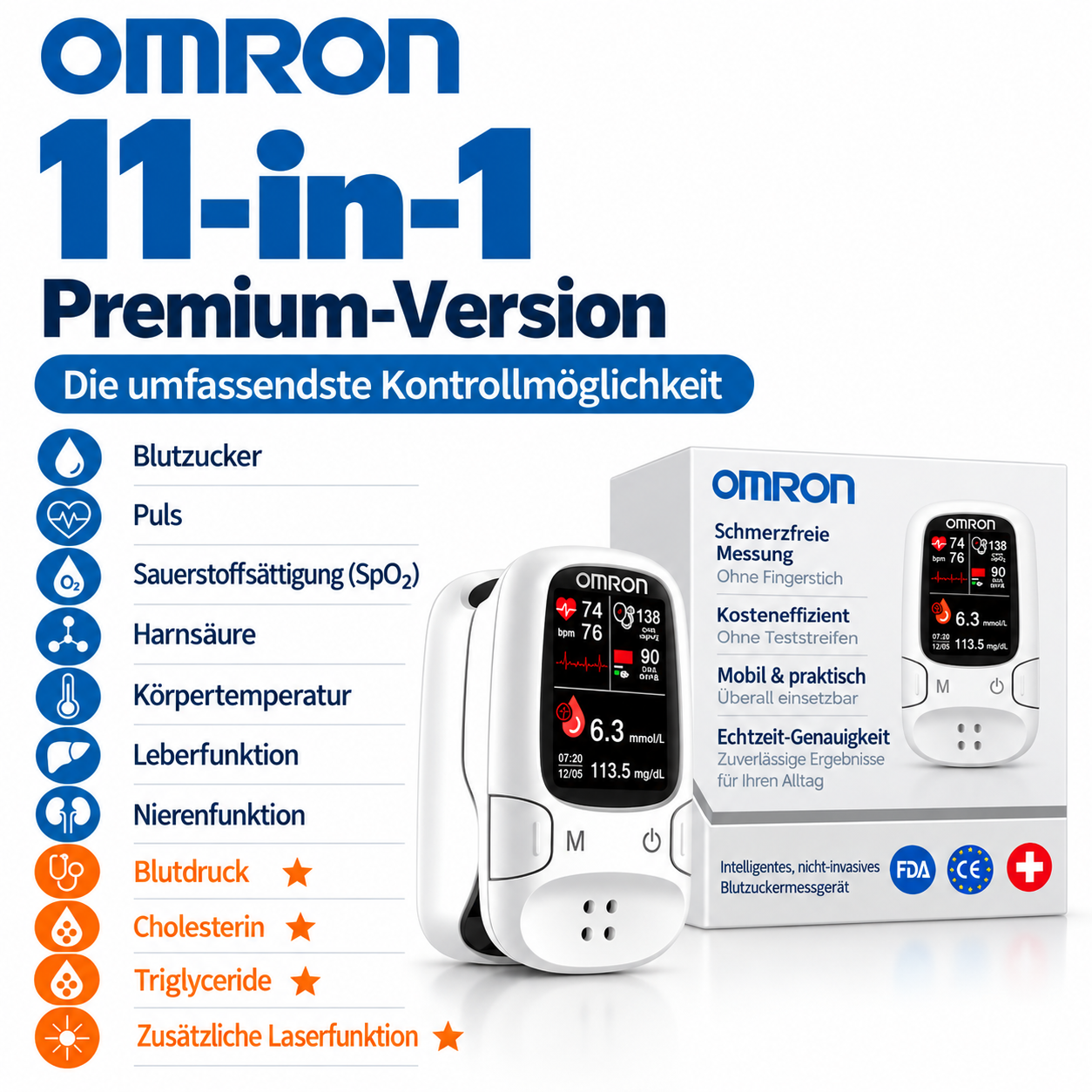 🔥 Black Friday bei Omron™: Moderne Gesundheitskontrolle für den Alltag 🇺🇸