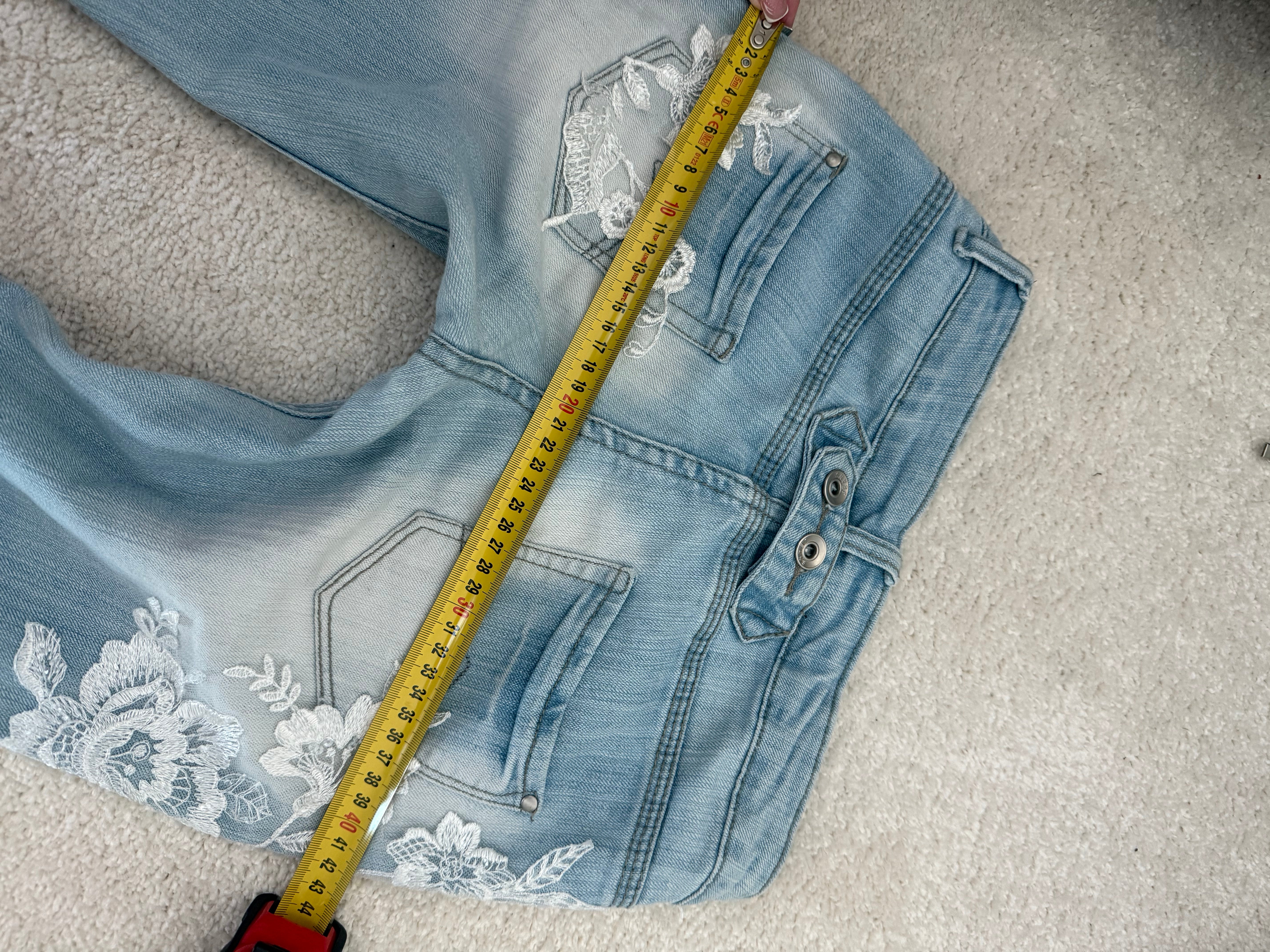 The Flare Lace Jeans
