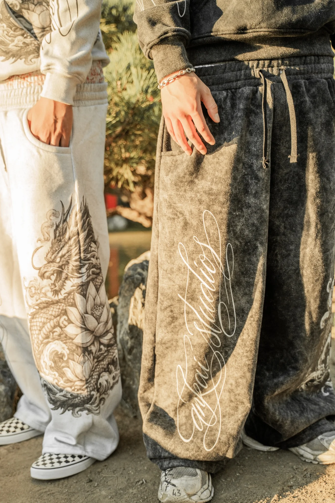 Sacred Bloom Sweatpants (black)
