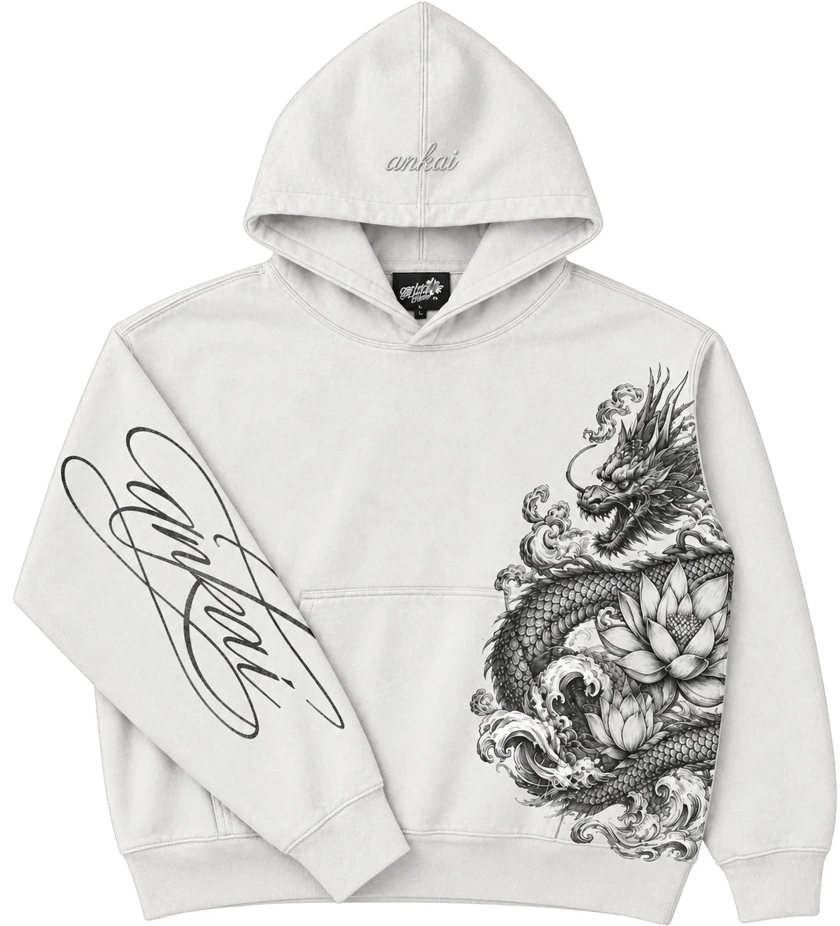 Sacred Bloom Hoodie (white)