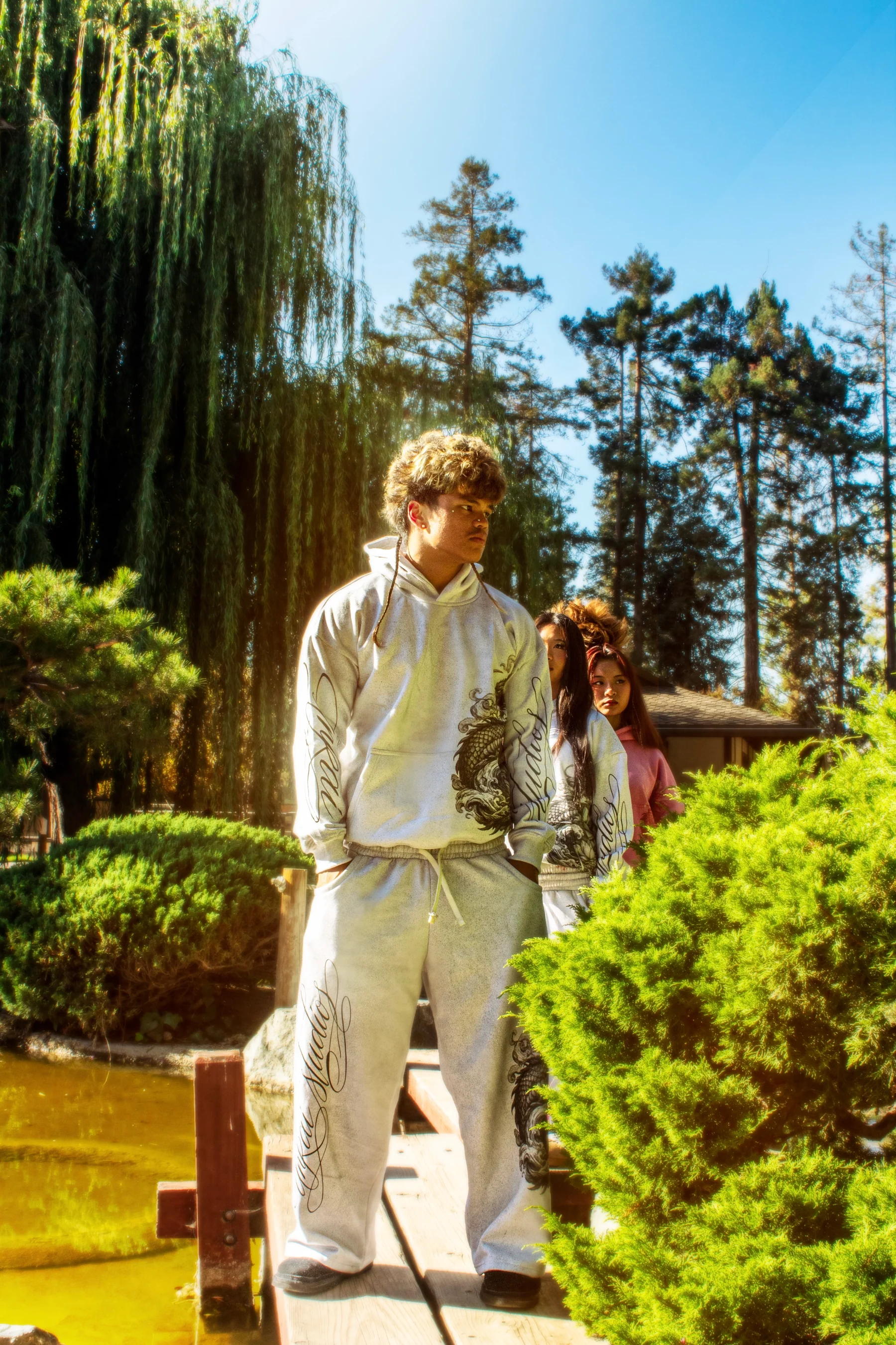Sacred Bloom Hoodie (white)
