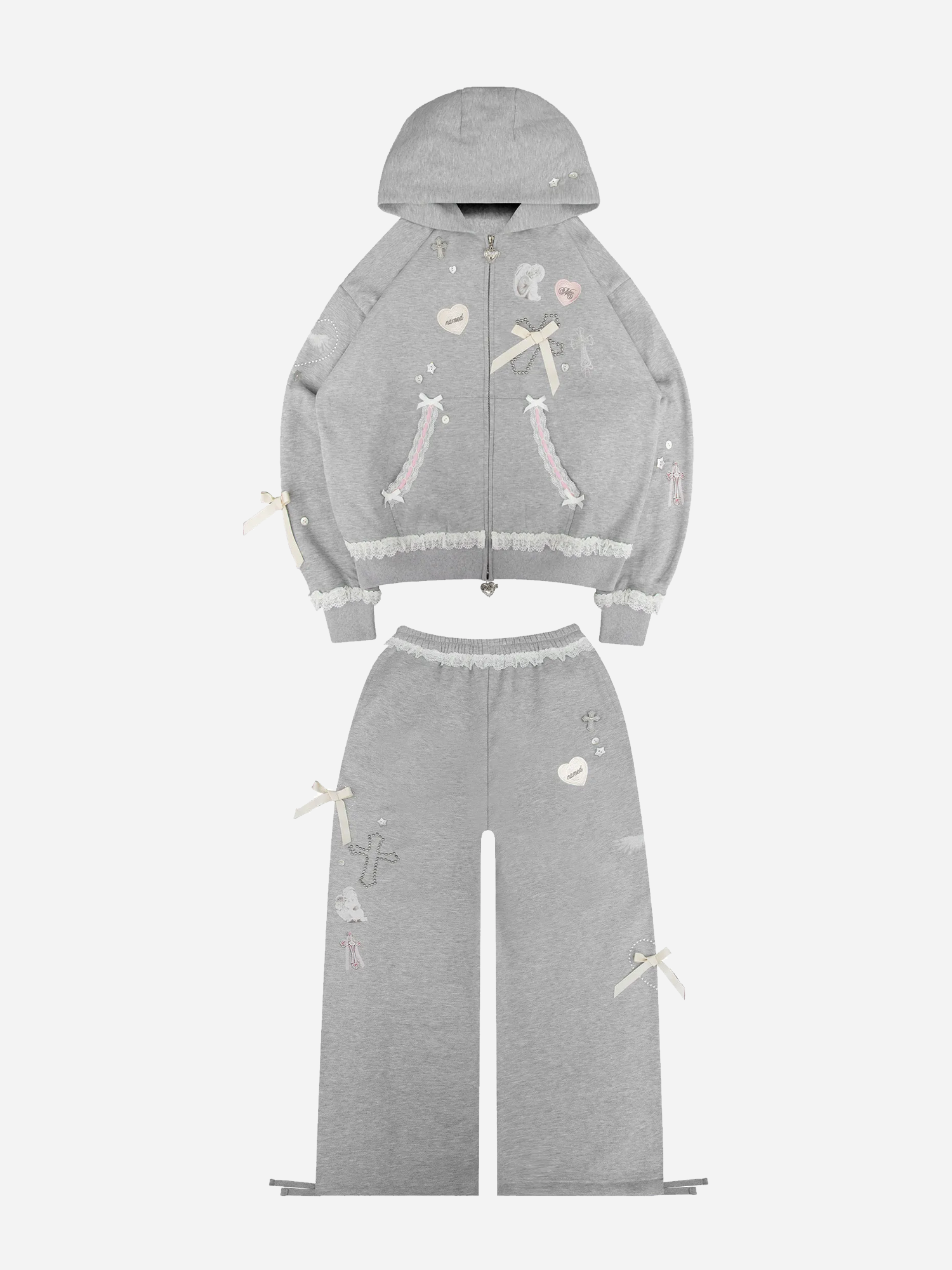 WHISPER SET GREY MARL