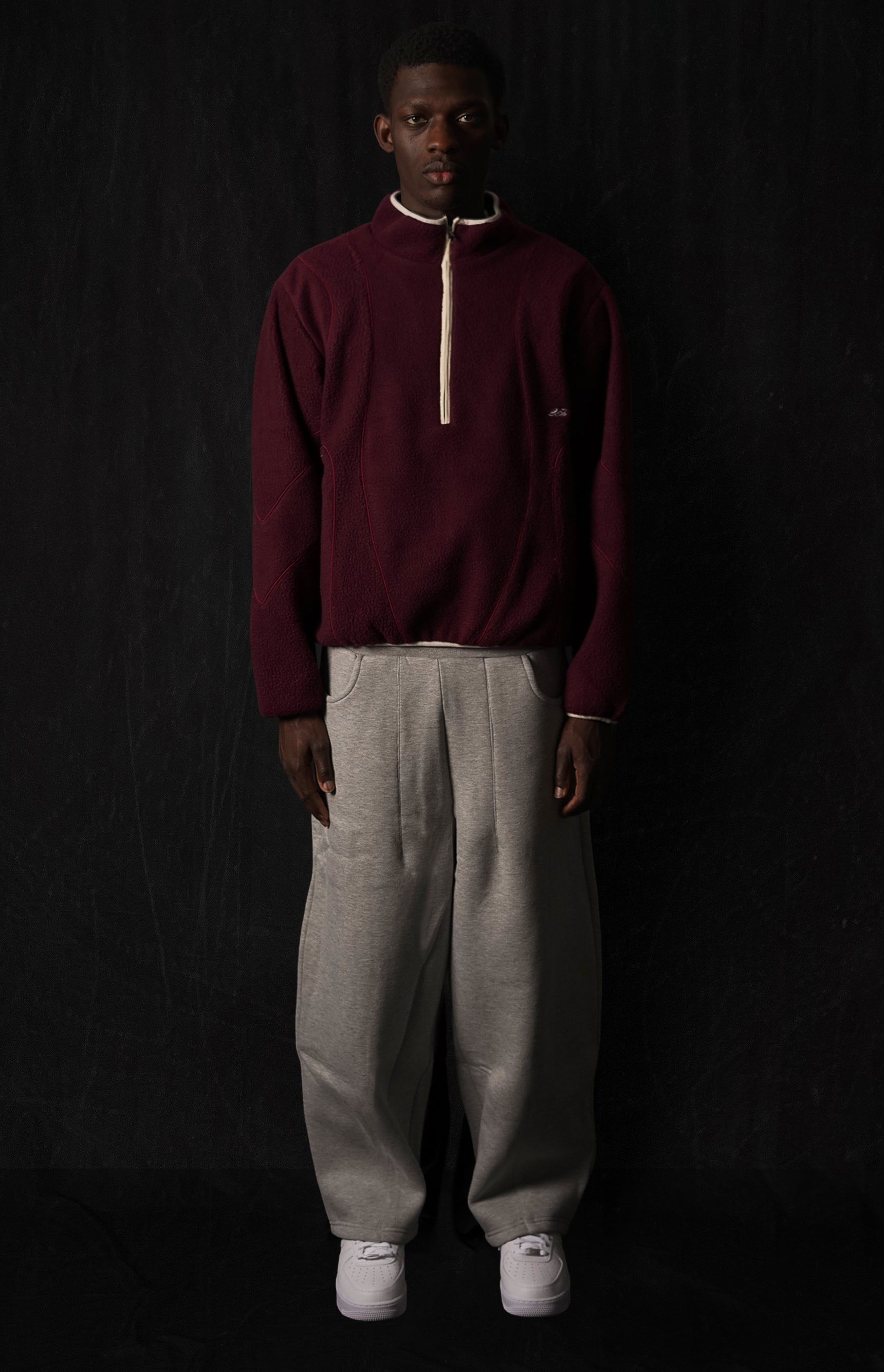 Spring Fleece - Maroon