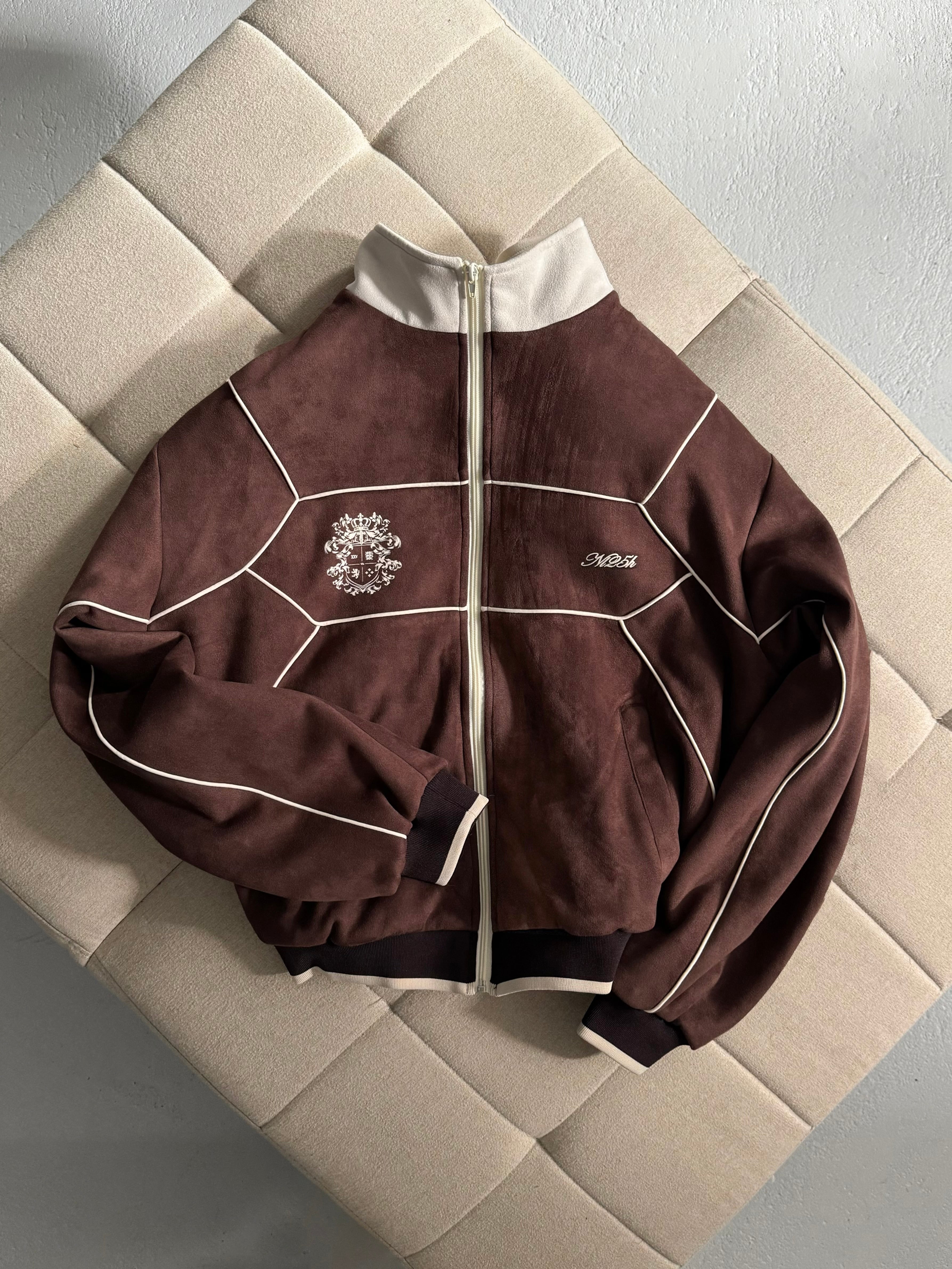 Team Jacket Brown Suede