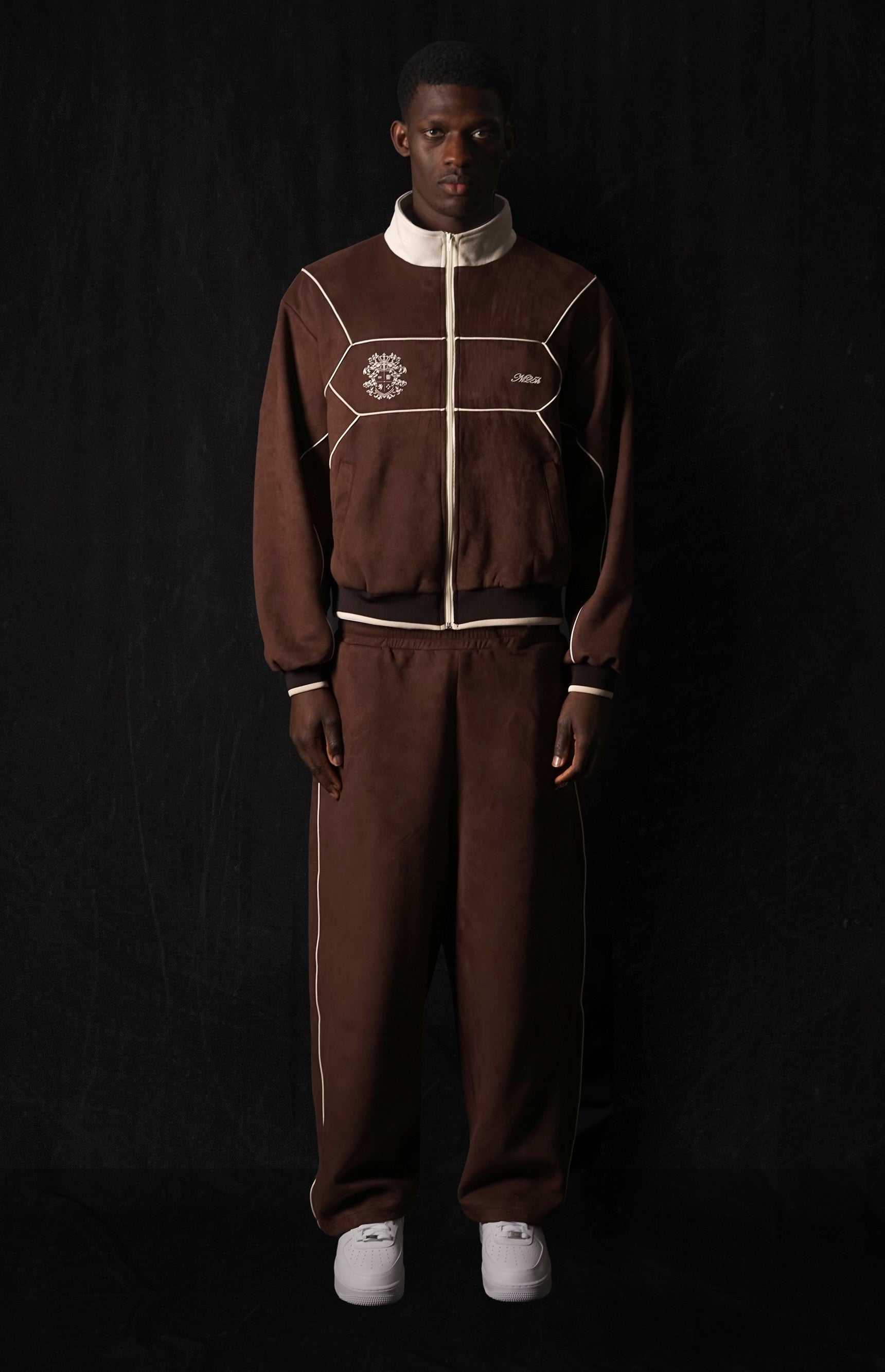 Team Jacket Brown Suede