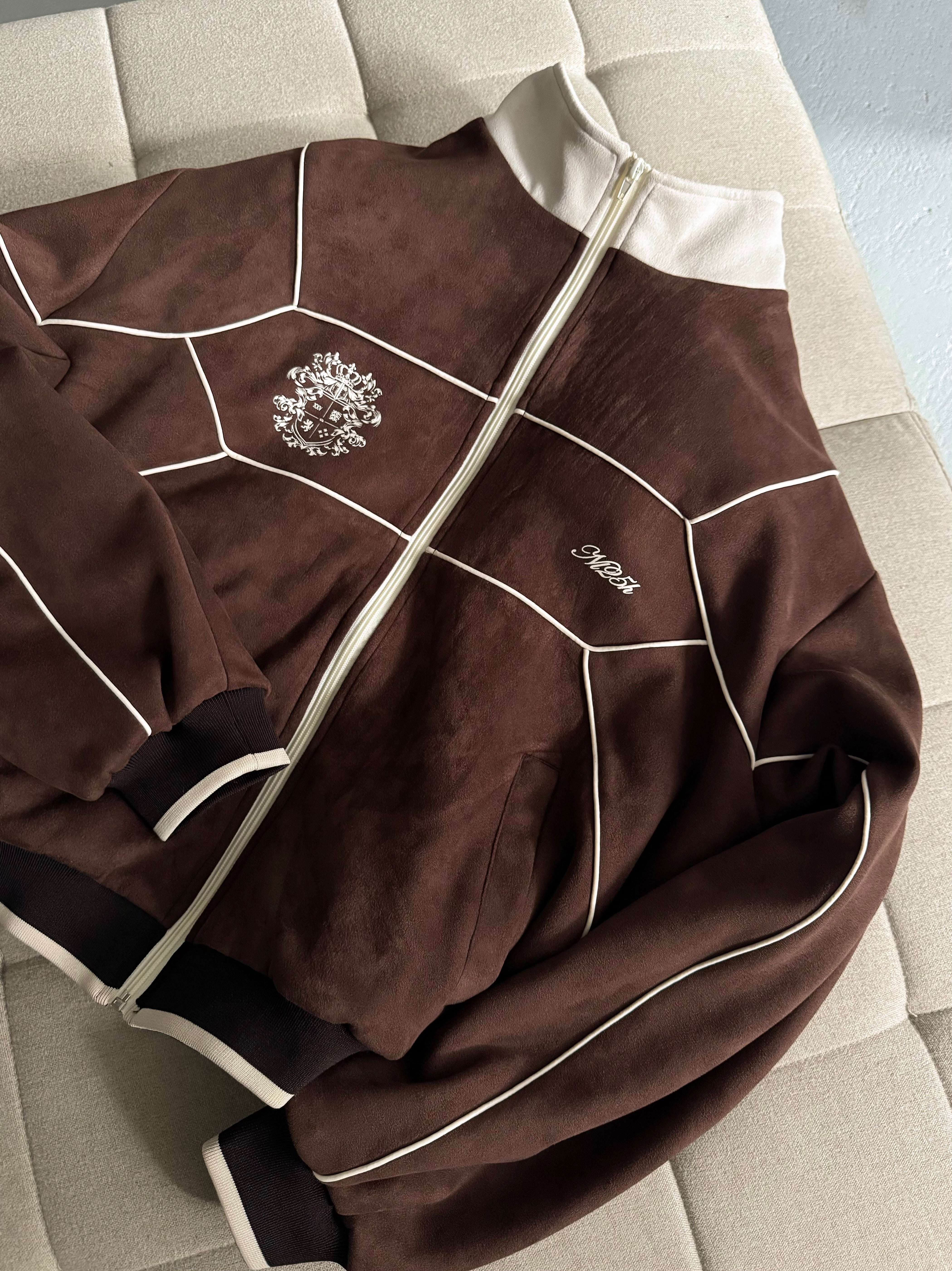 Team Jacket Brown Suede