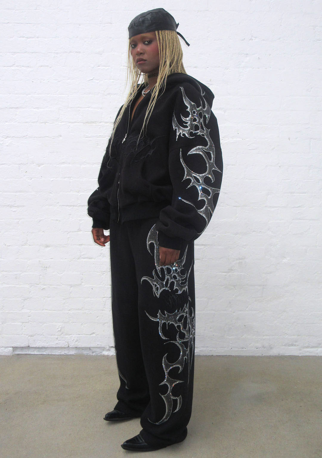 CRASH RHINESTONE SET BLACK