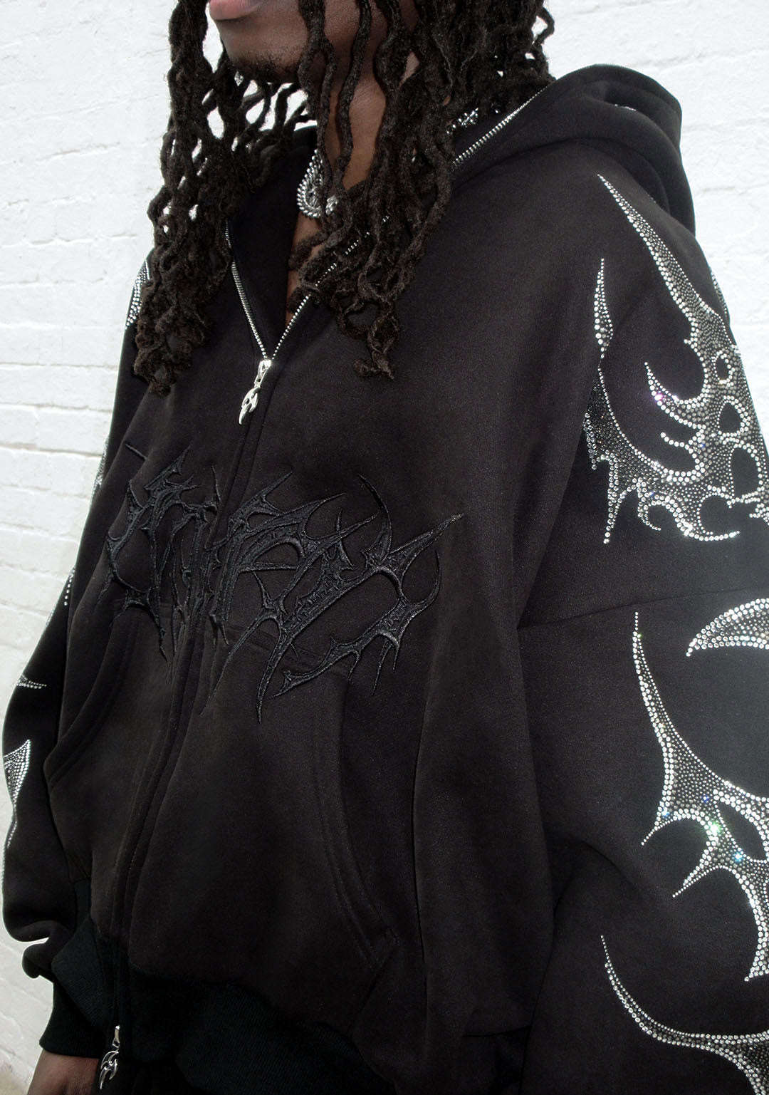 CRASH RHINESTONE SET BLACK