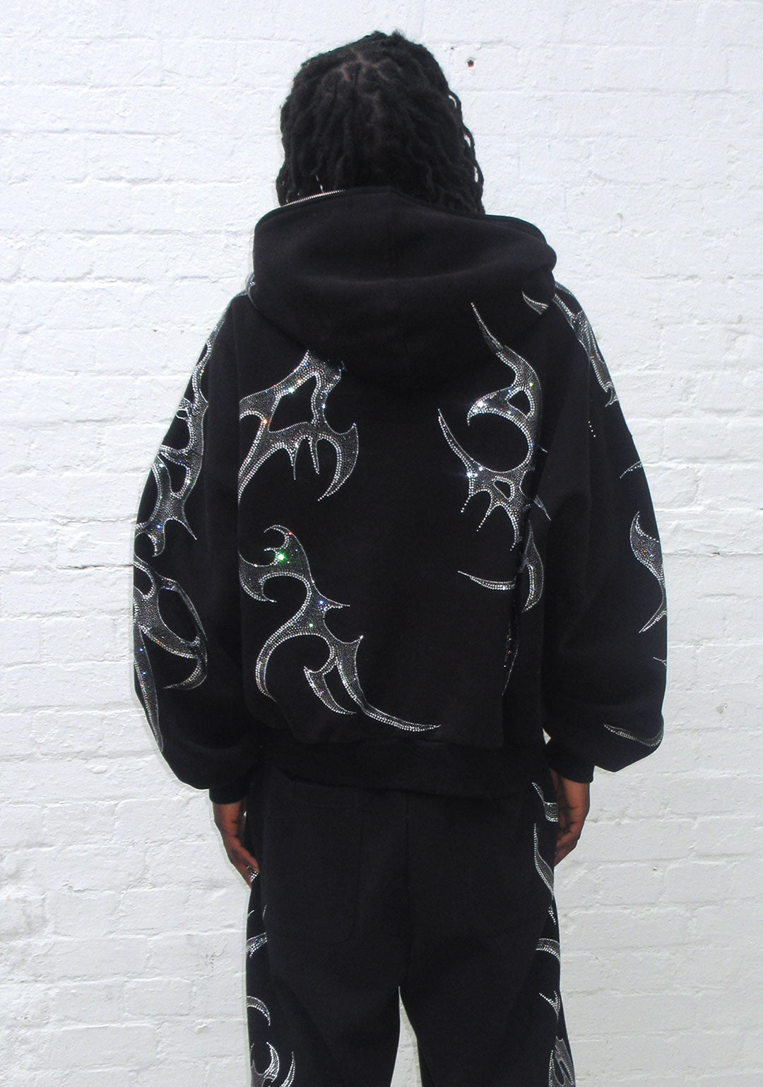 CRASH RHINESTONE SET BLACK