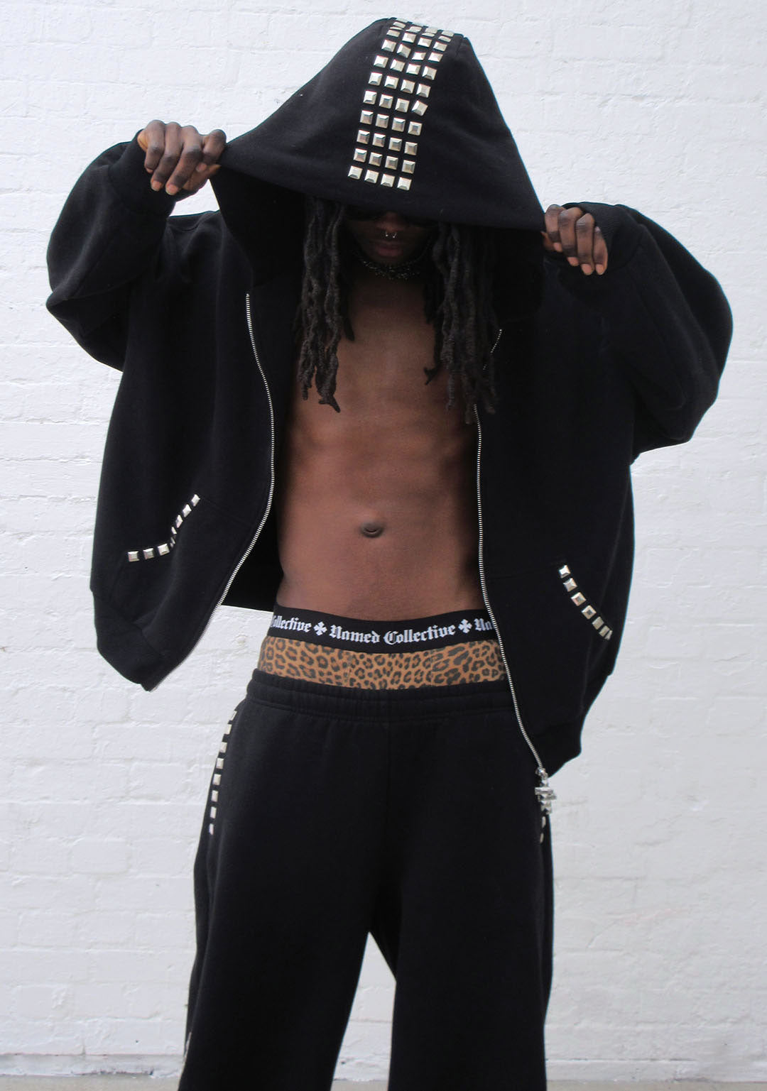 FAITHFUL STUDDED SET BLACK