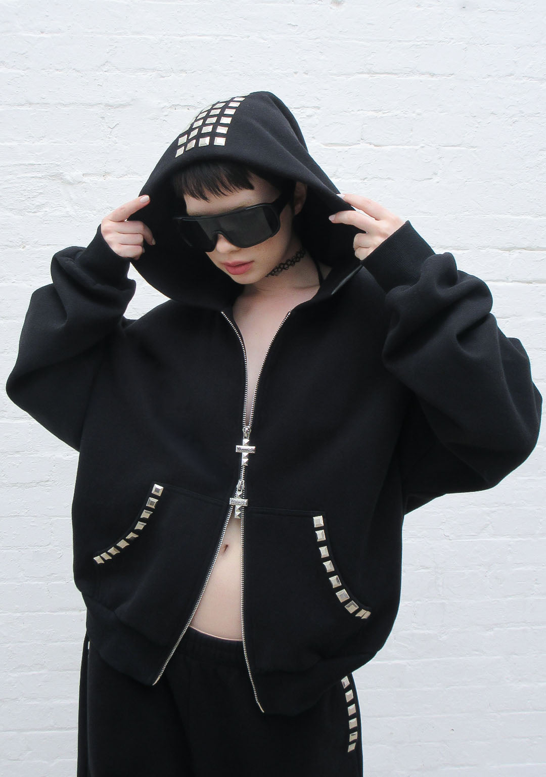 FAITHFUL STUDDED SET BLACK