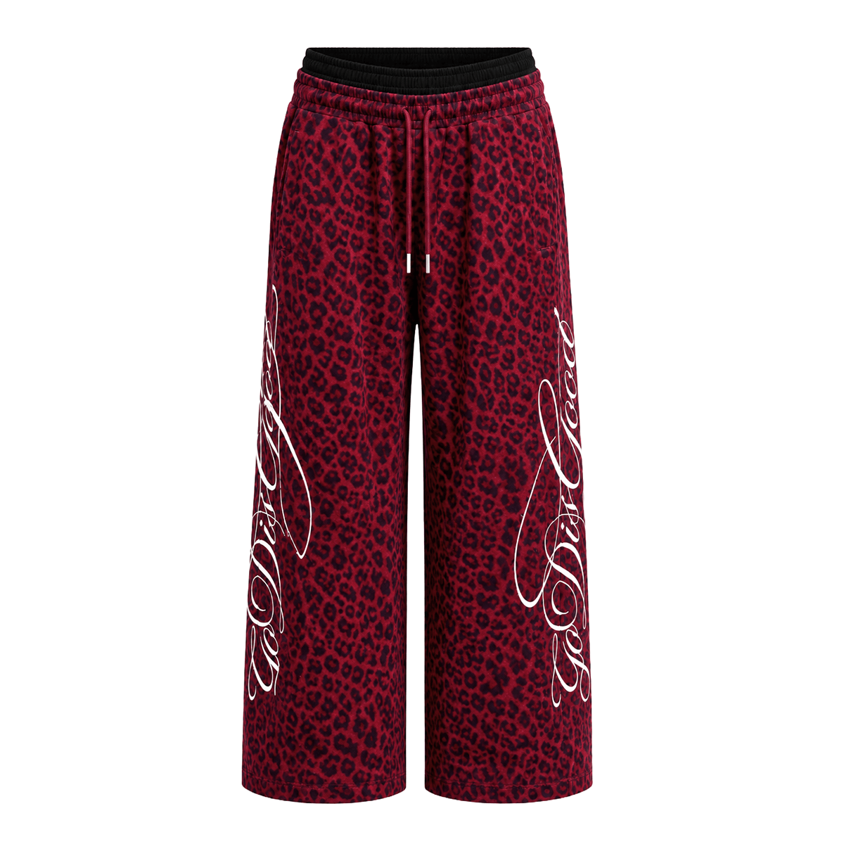 Graffiti Leopard Baggy Sweatpants